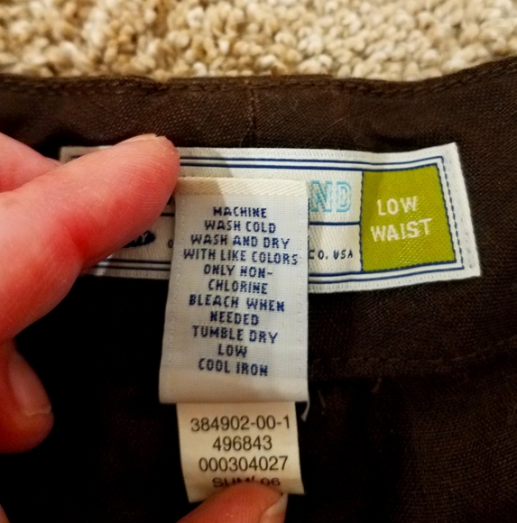 WOMEN'S OLD NAVY, RICH BROWN, WIDE CROPPED. SZ 10 - Picture 9 of 9